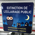 Extinction éclairage public