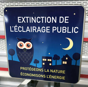 Extinction éclairage public